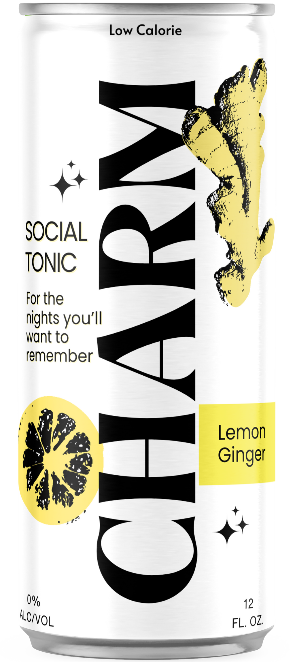 Charm Social Tonic - Lemon Ginger 12-Pack