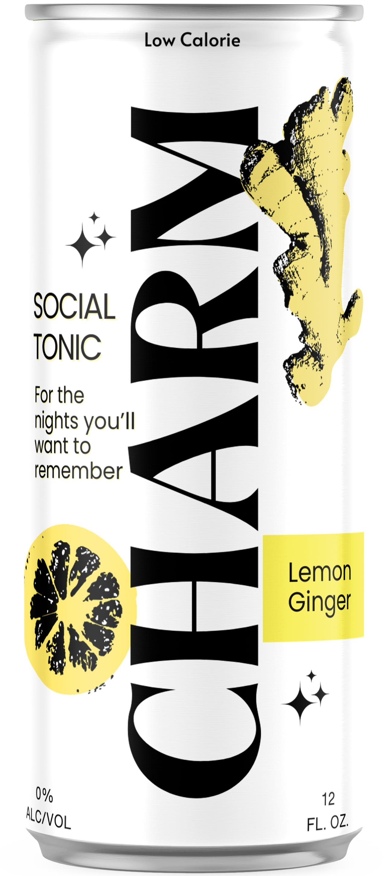 Charm Social Tonic - Lemon Ginger 12-Pack