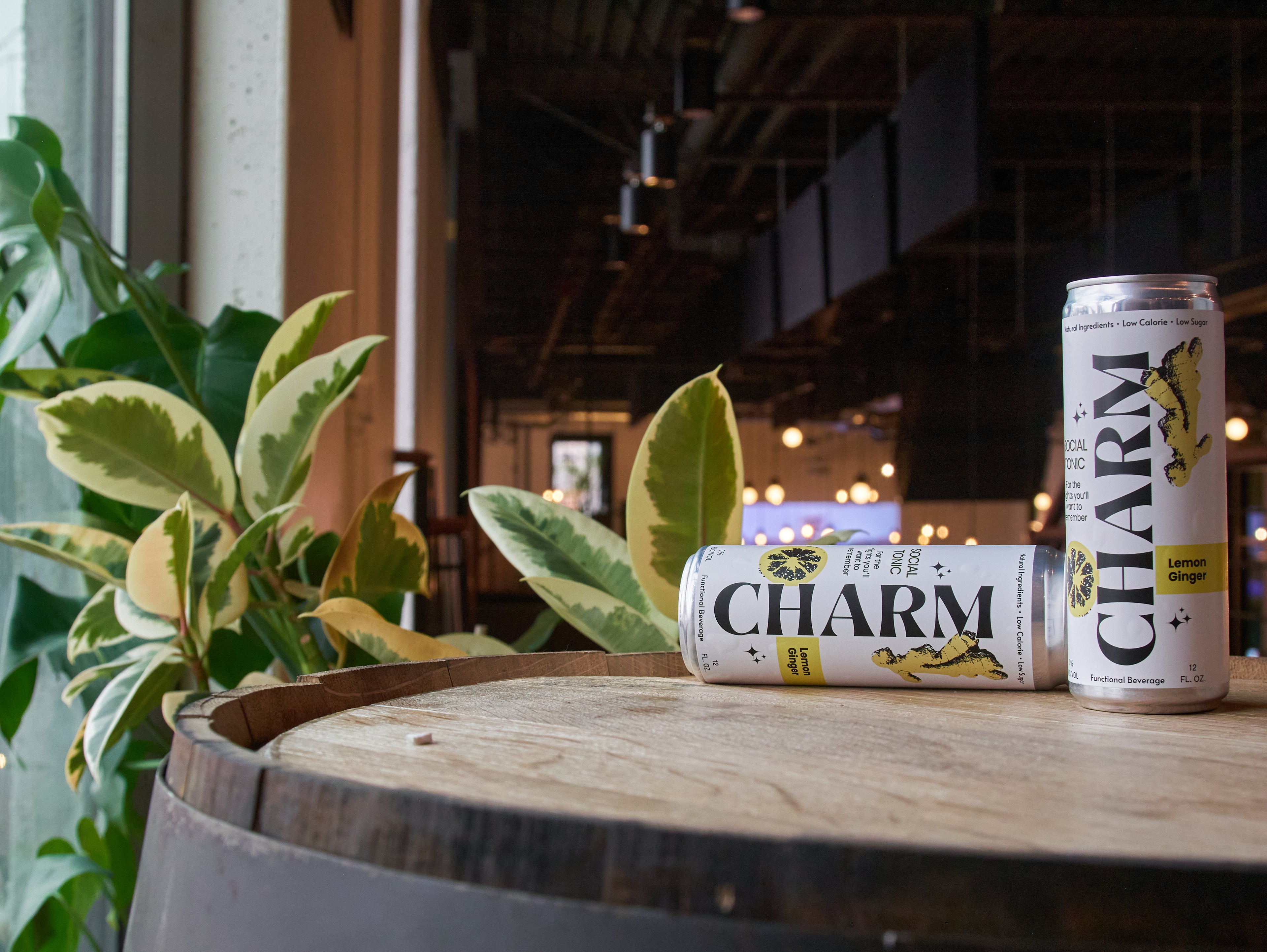 Charm Social Tonic - Lemon Ginger 12-Pack